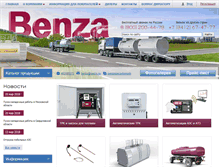 Tablet Screenshot of benza.ru
